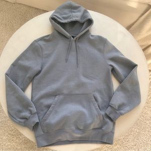 SOLD - H&M Relaxed Fit Oversized Hoodie Size XS in Pigeon Blue